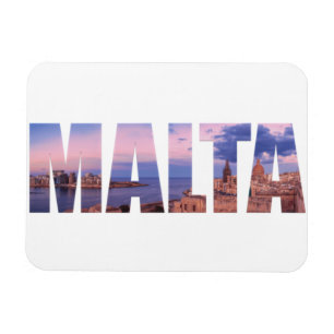 Valletta, oude stad en haven Malta Magneet