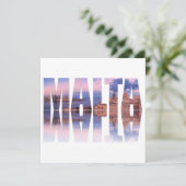 Valletta, oude stad en haven Malta, reflectie over (Staand voorkant)