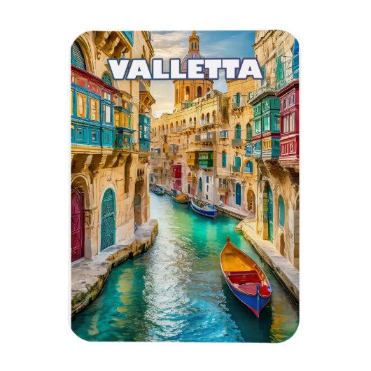 Valletta toont haar ziel magneet (Verticaal)