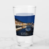 Valletta waterfront district met kleine haven glas (Achterkant)