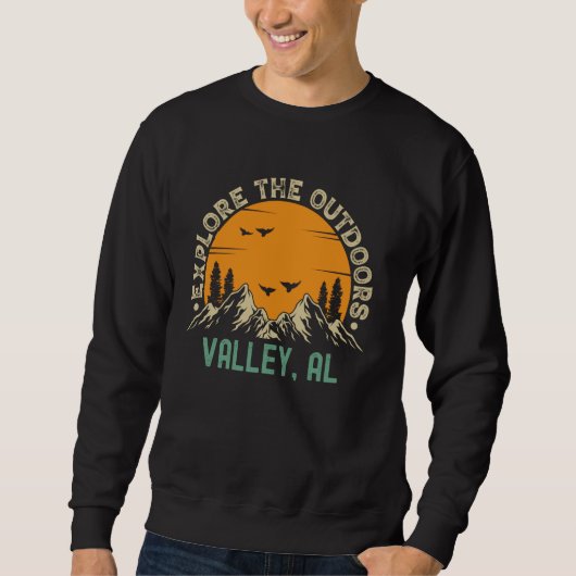 Valley, Alabama - Verken het buitenleven Trui (Voorkant)