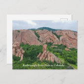Valley and Rock Formations in Roxborough Briefkaart (Voorkant / Achterkant)