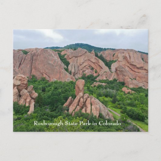 Valley and Rock Formations in Roxborough Briefkaart (Voorkant)