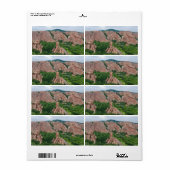 Valley and Rock Formations in Roxborough Etiket (Full Sheet)