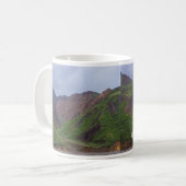 Valley at the Denali's Toklat River Coffee Mok (Voorkant links)