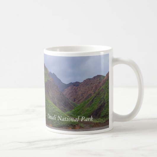Valley at the Denali's Toklat River Coffee Mok (Rechts)