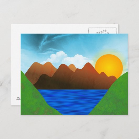 Valley Briefkaart (Voorkant / Achterkant)