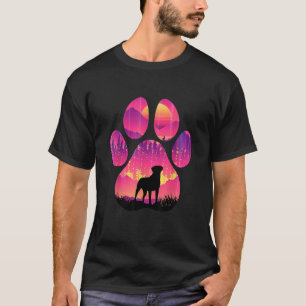 Valley Bulldog Paw mama Dad Dog Women Mannen T-shirt