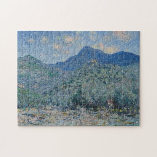 Valley Buona bij Bordighera Monet Fine Art Legpuzzel (Horizontaal)