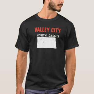 Valley City North Dakota USA State America Travel T-shirt