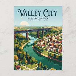 Valley City, North Dakota VS Briefkaart