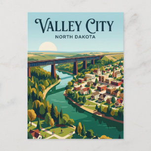 Valley City, North Dakota VS Briefkaart