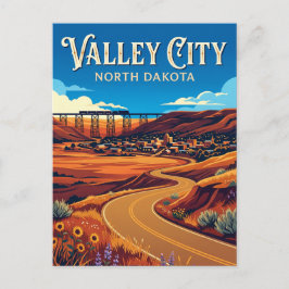 Valley City USA Briefkaart