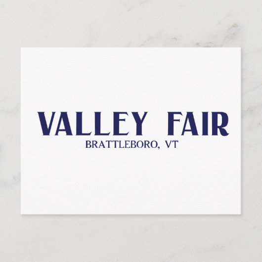Valley Fair Posctard Briefkaart (Voorkant)