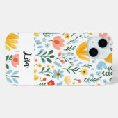 Valley Floral iPhone Case (Achterkant (horizontaal))