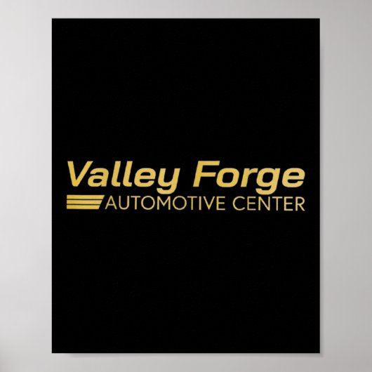 Valley Forge Automotive Officiële Poster (Voorkant)