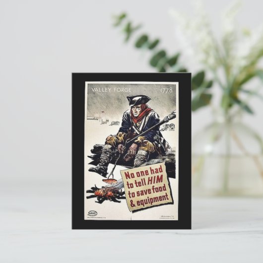 Valley Forge Briefkaart (Staand voorkant)