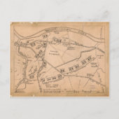 Valley Forge Encampment Map (Dec. 1777-juni 1778) Briefkaart (Voorkant)