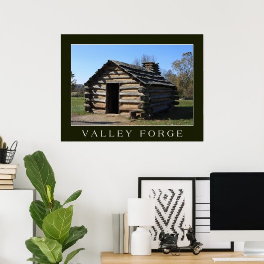 Valley Forge Encampment Poster (Thuiskantoor)