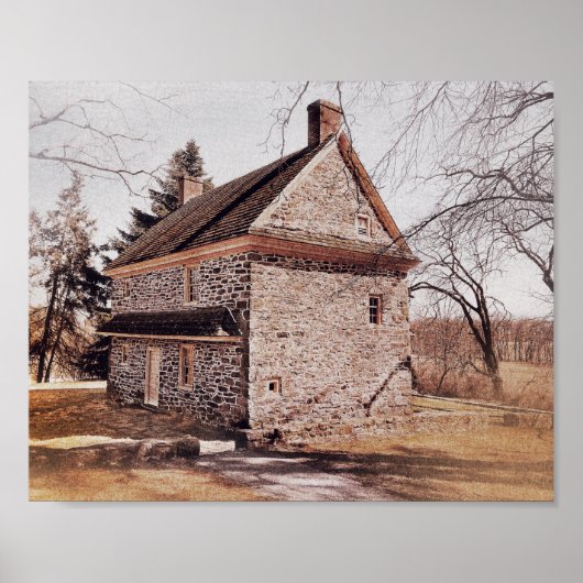 Valley Forge Farm House Print (Voorkant)