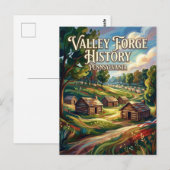 Valley Forge National Historical Park Pennsylvania Briefkaart (Voorkant / Achterkant)
