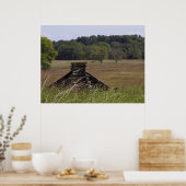Valley Forge, PA Log Cabin Poster (Keuken)