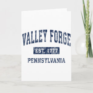 Valley Forge Pennsylvania Pa Vintage Opgesteld P Kaart