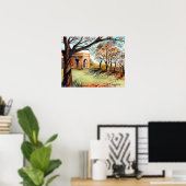 Valley Garden Harrogate door Farida Greenfield Poster (Thuiskantoor)