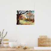 Valley Garden Harrogate door Farida Greenfield Poster (Keuken)