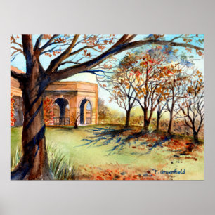 Valley Garden Harrogate van Farida Greenfield Poster