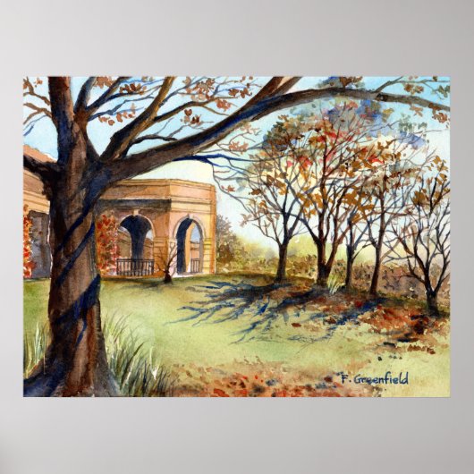 Valley Garden Harrogate van Farida Greenfield Poster (Voorkant)