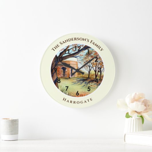 Valley Gardens Harrogate Yorkshire England Grote Klok (Huis)