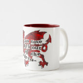 Valley Girl Tweekleurige Koffiemok (Voorkant rechts)