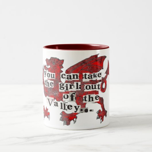 Valley Girl Tweekleurige Koffiemok (Center)