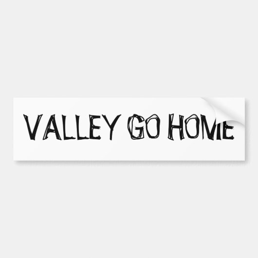 VALLEY GO HOME STICKER (Voorkant)