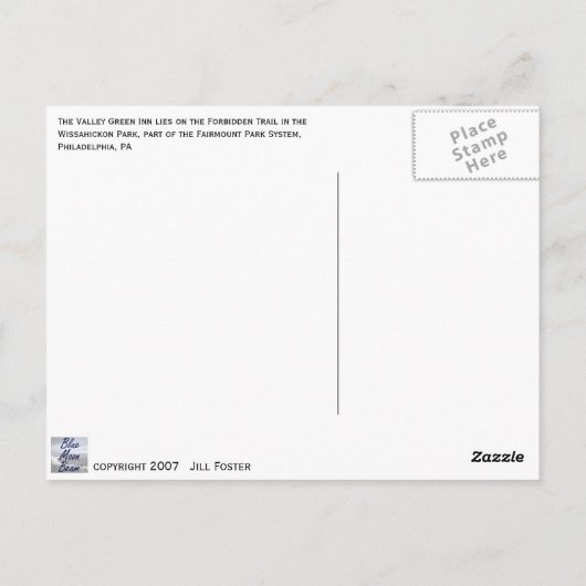 Valley Green Briefkaart (Achterkant)