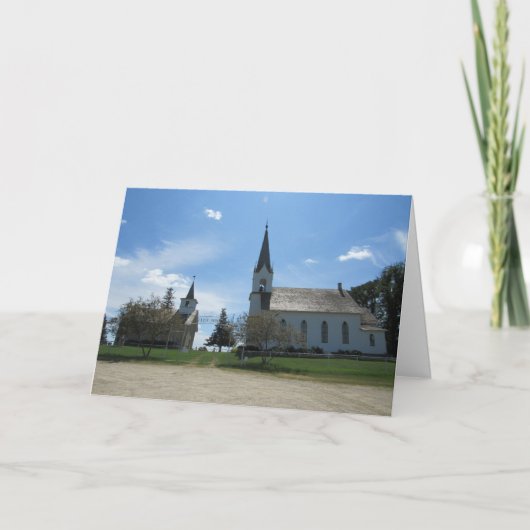 “Valley Grove Churches” condoleancekaart Kaart (Voorkant)