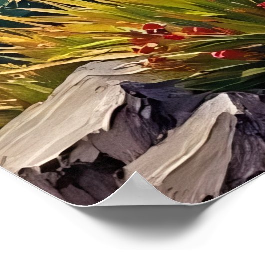 Valley Guardian: Het tedere moment van Bigfoot Poster (Hoek)