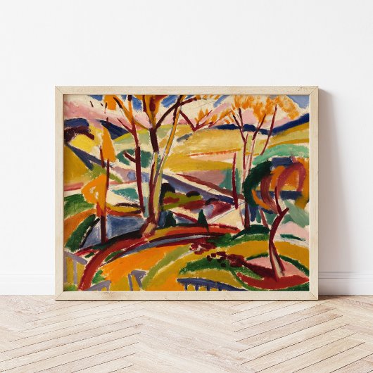 Valley Herfsten | Henry Lyman Saen Poster