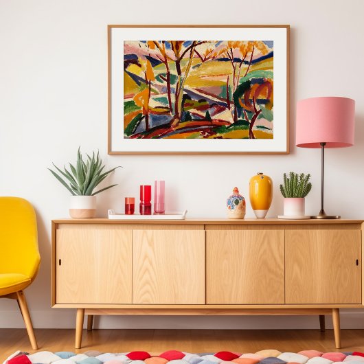 Valley Herfsten | Henry Lyman Saen Poster