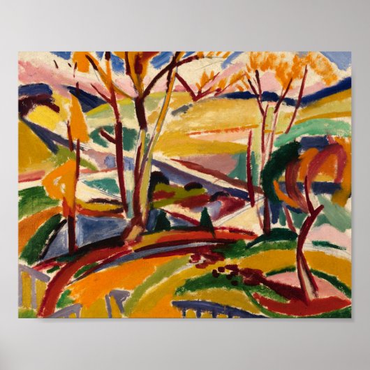 Valley Herfsten | Henry Lyman Saen Poster (Voorkant)