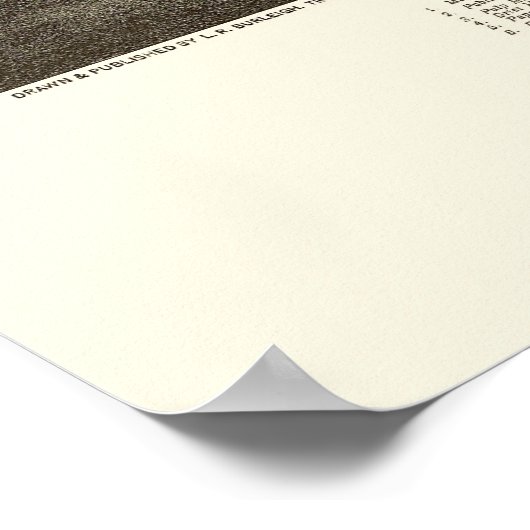 Valley Herfsten, NY Panoramic Map - 1887 Poster (Hoek)