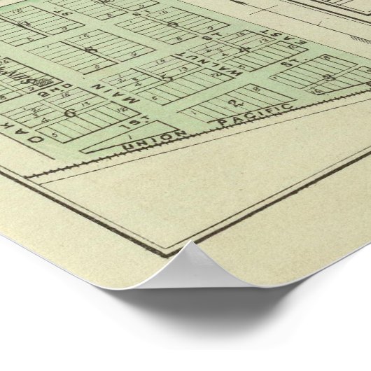 Valley Herfsten, Williamstown en Lowell, Kansas Poster (Hoek)