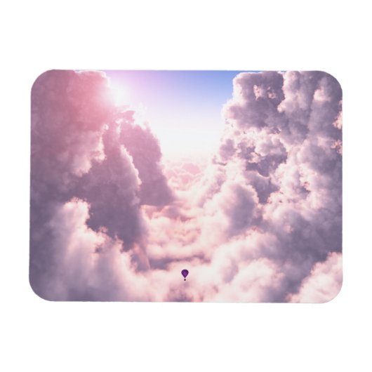 Valley in Clouds Flexible Magnet Magneet (Horizontaal)