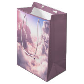 Valley in Clouds Gift Bag Medium Cadeauzakje (Voorkant Gekanteld)