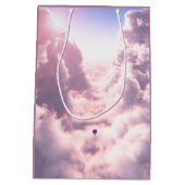 Valley in Clouds Gift Bag Medium Cadeauzakje (Achterkant)