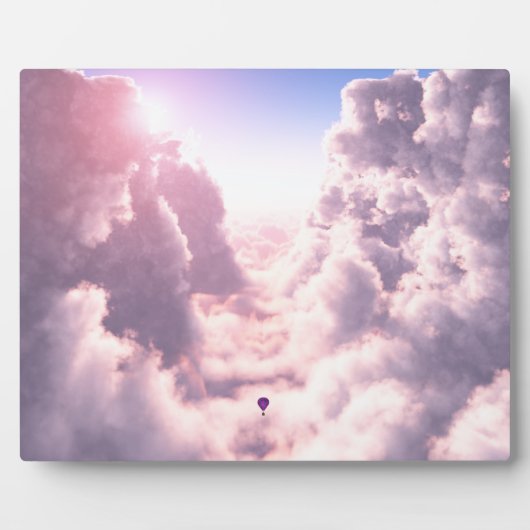 Valley in Clouds Photo Plaque Fotoplaat (Voorkant)