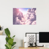 Valley in Clouds Print (Thuiskantoor)