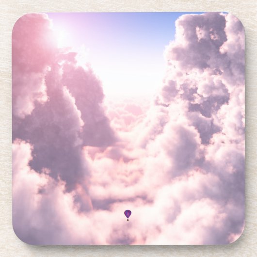 Valley in de Clouds Cork Onderzetters (Voorkant)