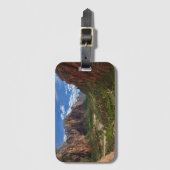 Valley in het Nationaal Park Zion Bagagelabel (Voorkant (verticaal))